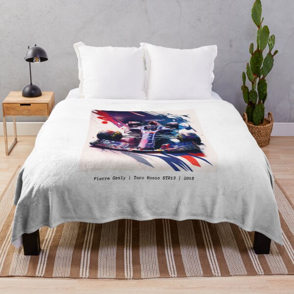 Item preview, Pierre Gasly 2018 Toro Rosso STR13 F1 Watercolour Painting Print designed and sold by PicTechNowArt.
