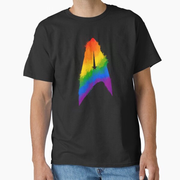 Item preview, Star Trek: Discovery Rainbow Pride Starfleet Badge designed and sold by FifthSun.