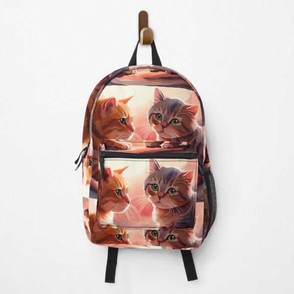 Item preview, Two cute cats: one cat looks at you, and the other looks at his lover. designed and sold by EncourageUMore.