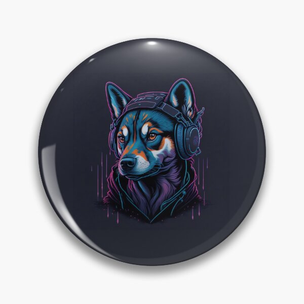 Item preview, Shiba Inu with headphone designed and sold by etceterawork.