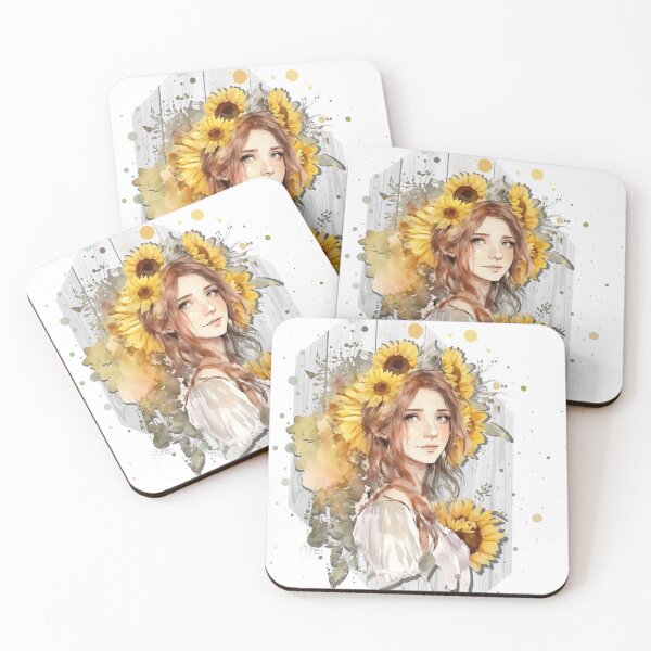 Item preview, Wildflower girl designed and sold by 1111Miracle.