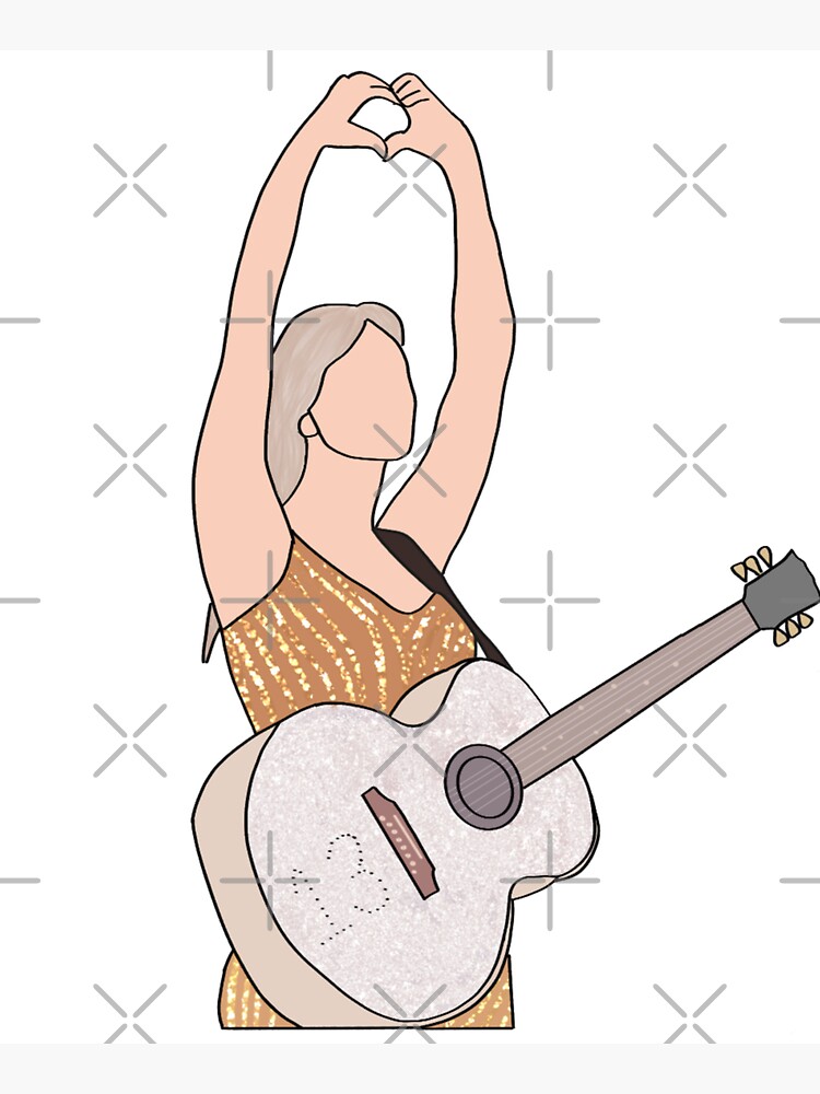 Taylor Swift Fearless Heart Hands Sticker for Sale by jcamilleri