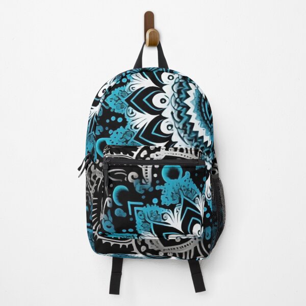Item preview, Mandala boho art blue, white and black designed and sold by VeronicArt85.
