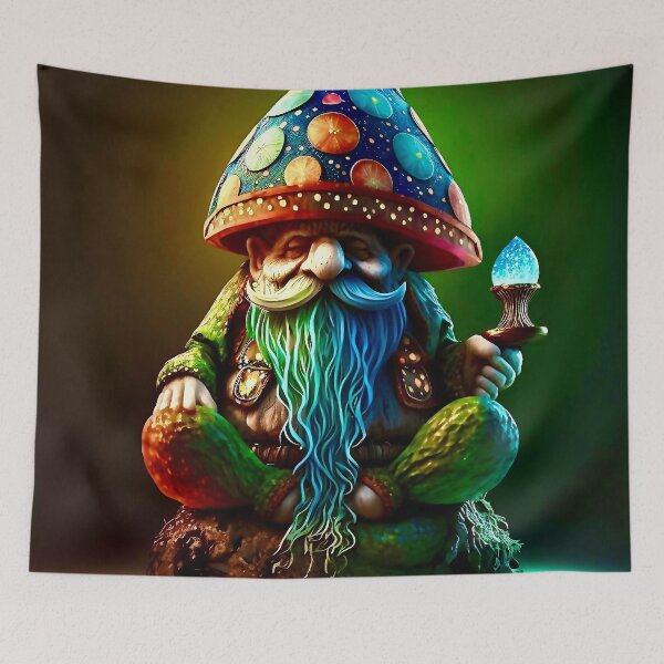 Item preview, Gnome Mushroom Hat designed and sold by Psychedelic-Sap.