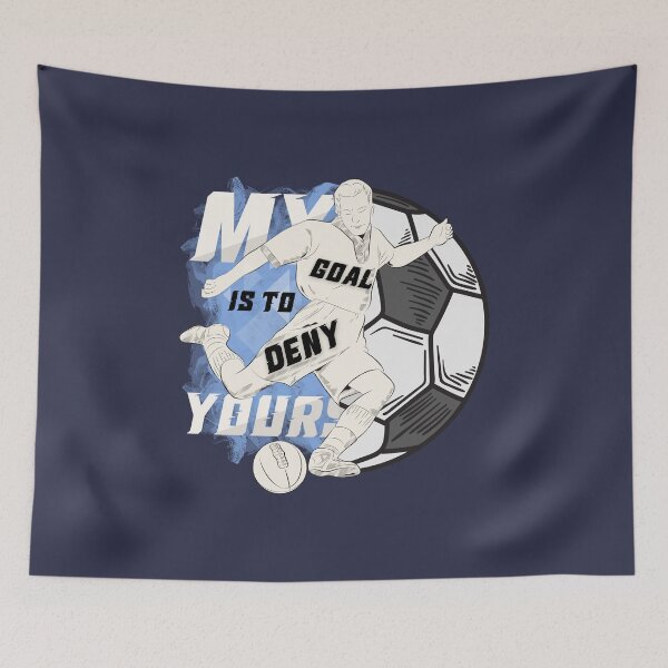 Item preview, My Goal Is To Deny Yours Soccer Goalie - Distressed Goalkeeper designed and sold by LittleZea.