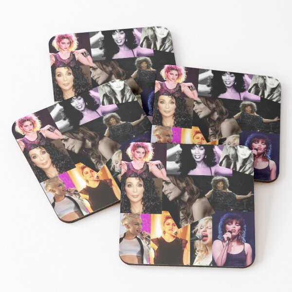 Item preview, 1980s woman rock bands collage designed and sold by amy greaves.