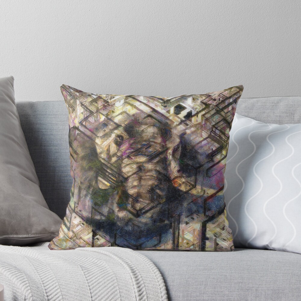 Item preview, Throw Pillow designed and sold by PaperPaan.