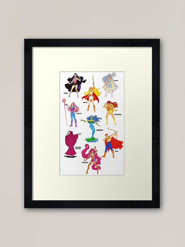 Retro SHE RA Princess of Power Vintage Style Characters art print  Photographic Print for Sale by Mikeyofthe80s