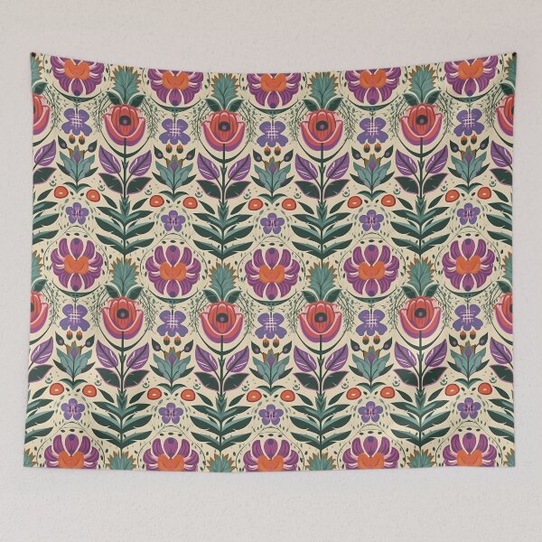Item preview, Ornate folk pattern designed and sold by SmileCatalysts.