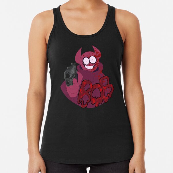 Skeleton Corset Pink Racerback Tank Top