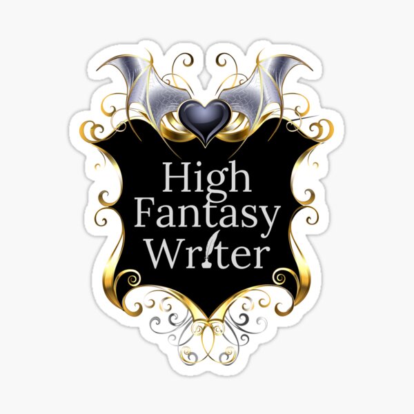 Item preview, High Fantasy Writer Shield Emblem Background designed and sold by TheKnightWriter.