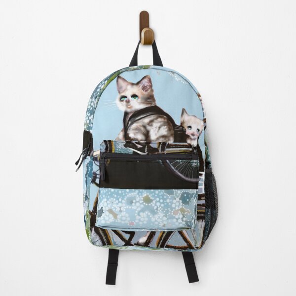 Item preview, Father and Son Cats Bike Ride designed and sold by rmoneeshop.