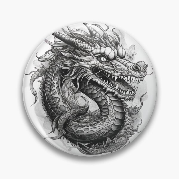 Item preview, Flash Tattoo Dragon designed and sold by amazingtraits.