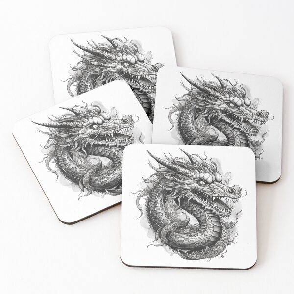 Artikelvorschau, Flash-Tattoo-Drache entworfen und verkauft von amazingtraits.