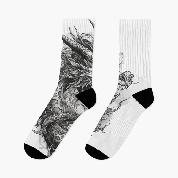 Artikelvorschau, Flash-Tattoo-Drache entworfen und verkauft von amazingtraits.