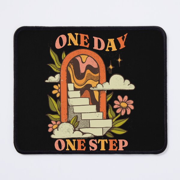 Item preview, One Day One Step Motivational Positive designed and sold by WhistlingSnail.