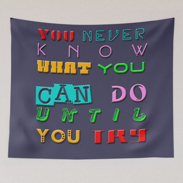 Item preview, You never know what you can do until you try designed and sold by XFchemist-Art.