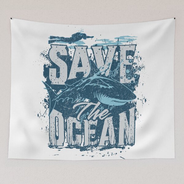 Item preview, Save the ocean designed and sold by addict2reading.