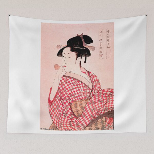 Item preview, Kitagawa Utamaro Japanese artist and painting art for sales designed and sold by EditorArt.