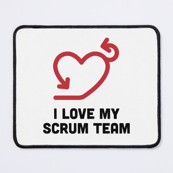 Item preview, I Love My Scrum Team designed and sold by Tech-e-Tees.