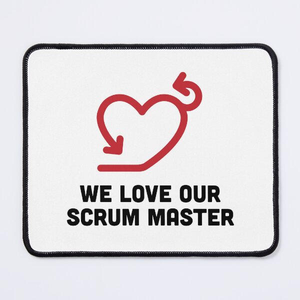 Item preview, We Love our Scrum Master designed and sold by Tech-e-Tees.