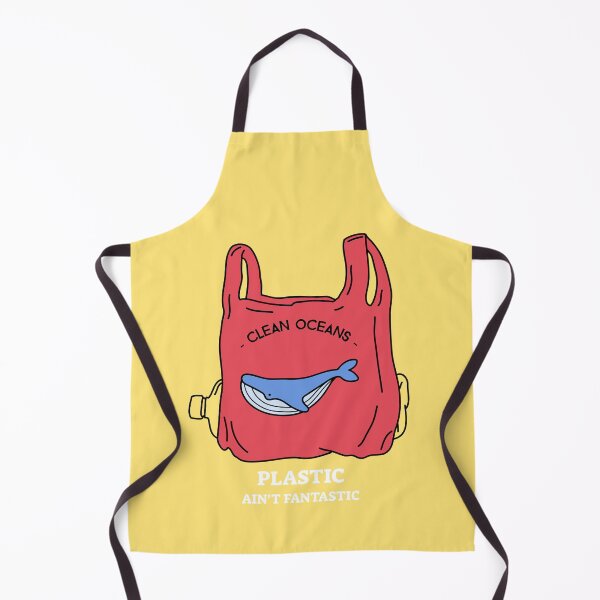 Item preview, Plastic Ain't Fantastic Plastic Bag With a Whale designed and sold by Winter--Flowers.