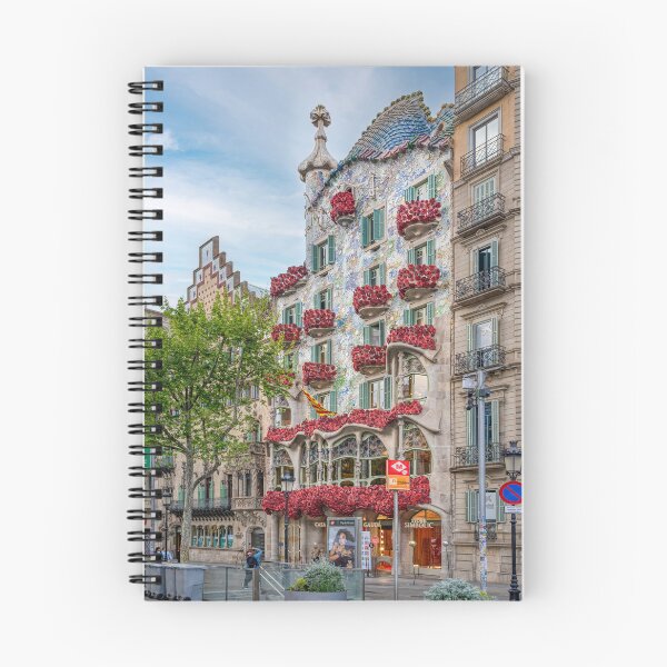 Item preview, Casa Batlló adorned with roses on Sant Jordi Day, Antoni Gaudí, Barcelona, Catalonia, Spain. designed and sold by Marc Garrido Clotet.