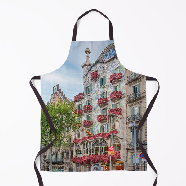 Item preview, Casa Batlló adorned with roses on Sant Jordi Day, Antoni Gaudí, Barcelona, Catalonia, Spain. designed and sold by Marc Garrido Clotet.