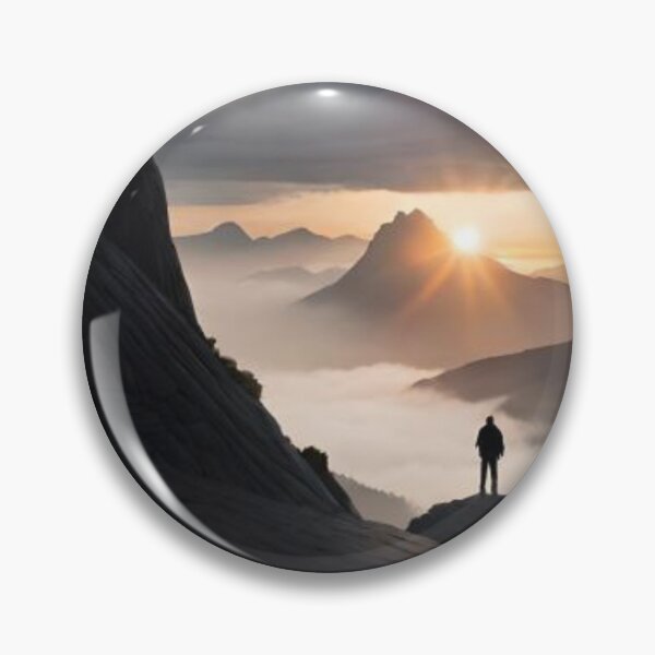 Item preview, Mountain Summit at Sunse designed and sold by LoFaroShop.
