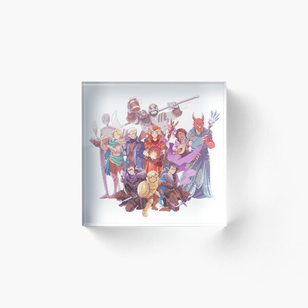 Vox Machina Acrylic Block