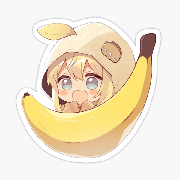 Cat Anime Banana YouTube Q-lia, Cat, television, food, animals png | PNGWing