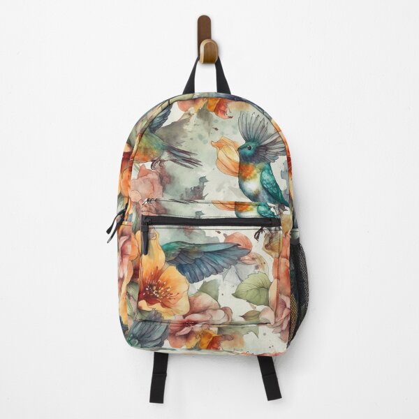 Item preview, Natural harmony: a bird among flowers designed and sold by Casanova Originals.