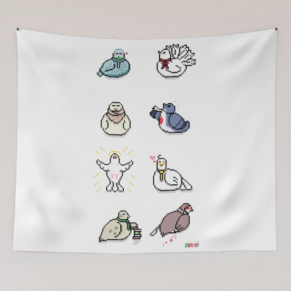 Item preview, Pigeons are cute CUTE designed and sold by pipipipixel.