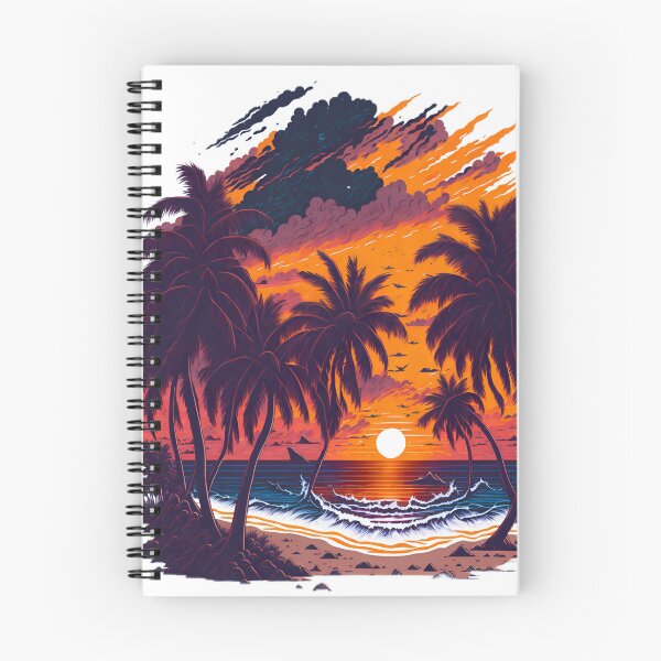 Item preview, Photorealistic Masterpiece: Pencil Drawing of Vibrant Sunset Beach for T-Shirt Graphic designed and sold by RedArtG09.