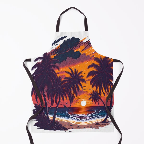 Item preview, Photorealistic Masterpiece: Pencil Drawing of Vibrant Sunset Beach for T-Shirt Graphic designed and sold by RedArtG09.