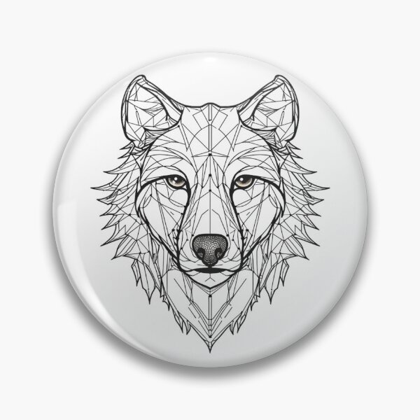 Item preview, Wolf Line Art designed and sold by OtterComforts.