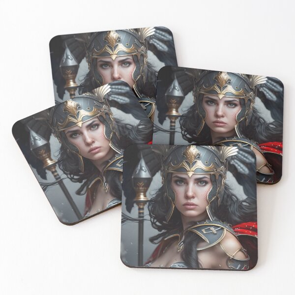 Item preview, Brunette goddess of War  designed and sold by Nathaniel Baker.