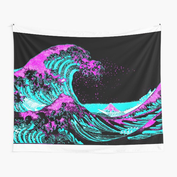 Neon Vapourwaves Tapestry