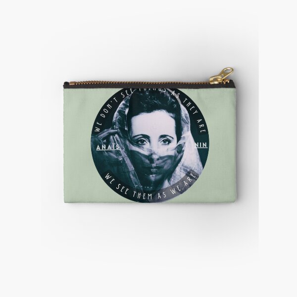 Item preview, Anaïs Nin portrait and a quote of talmudic origin: We Don’t See Things As They Are, We See Them As We Are designed and sold by artbleed.