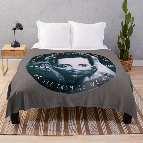 Item preview, Anaïs Nin portrait and a quote of talmudic origin: We Don’t See Things As They Are, We See Them As We Are designed and sold by artbleed.