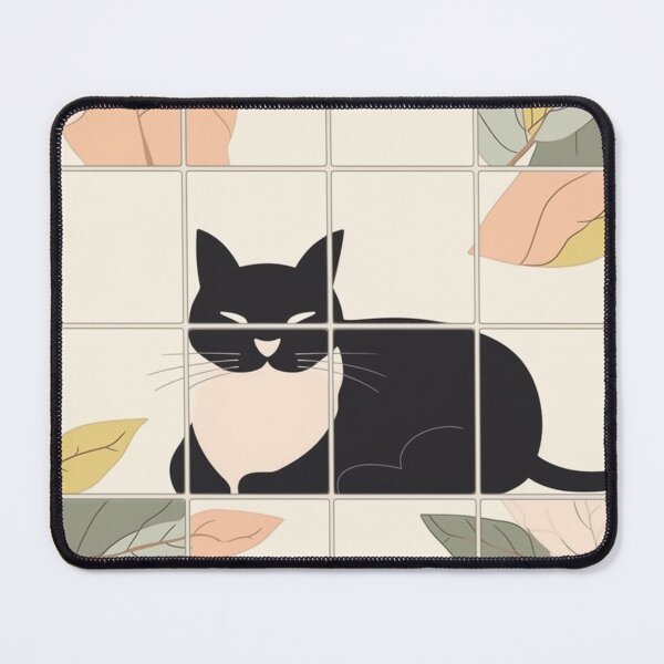 Item preview, Floral graphic with cat designed and sold by bimumonji.