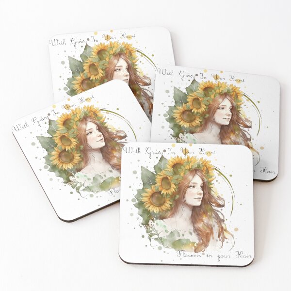 Item preview, Flower in her hair designed and sold by 1111Miracle.