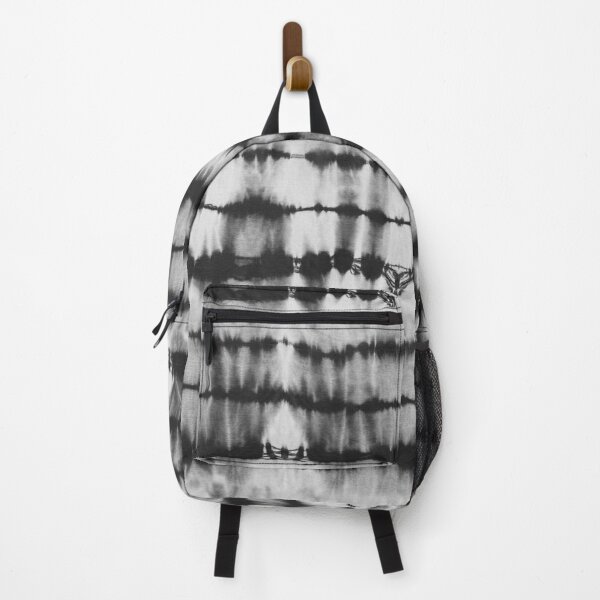 Item preview, Shibori tie dye black and white horizontal stripes designed and sold by marufemia.
