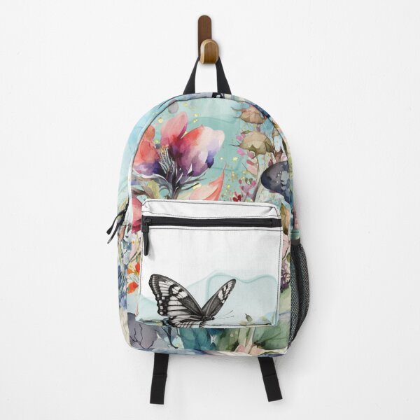 Item preview, Butterfly Watercolor Flowers designed and sold by Sasikharn.