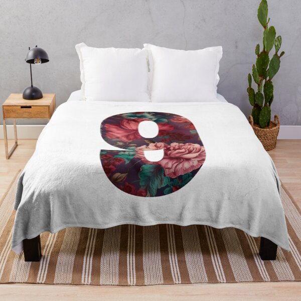 Item preview, Number 9 Bold Floral Pattern Sticker Best Seller designed and sold by AdiRemba.