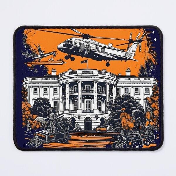 Item preview, Abstract, Post-Apocalyptic White House designed and sold by Szumii.