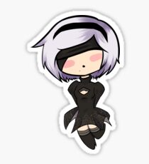 2B Chibi Sticker