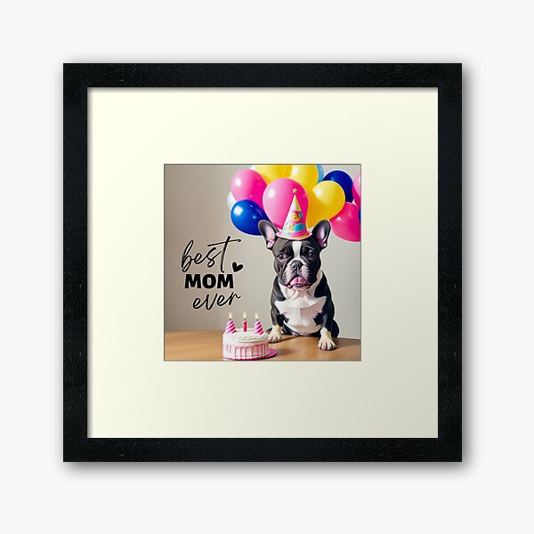 Item preview, Beautiful portrait french bulldog Happy Mother's Day designed and sold by Tio-Tecun.