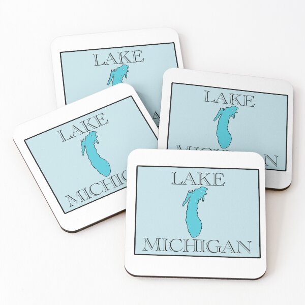 Item preview, Lake Michigan Outline Blue designed and sold by RBCreationsinMI.