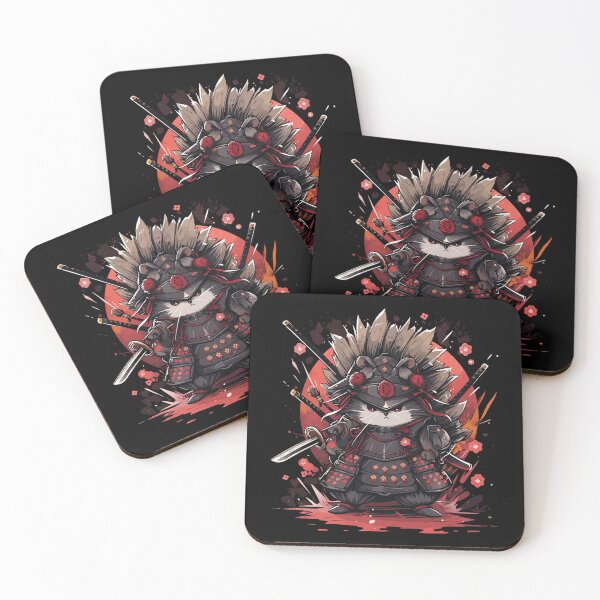 Artikelvorschau, Kawaii Samurai-Igel entworfen und verkauft von FurFashion.